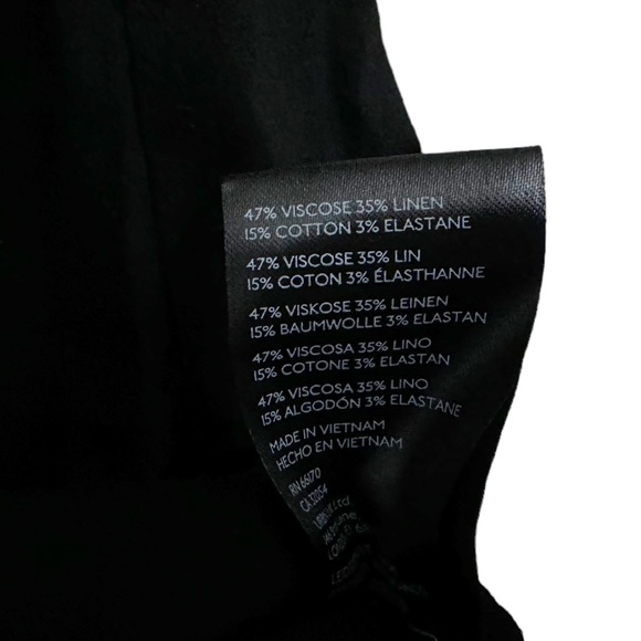 NWT Anthropologie Halter Slit Midi Dress Black - Picture 6 of 9